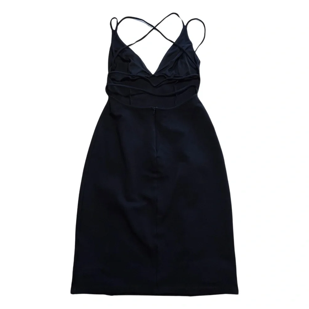 Lulus Be-All Trend-All Backless Black Midi Dress - Picture 5 of 10
